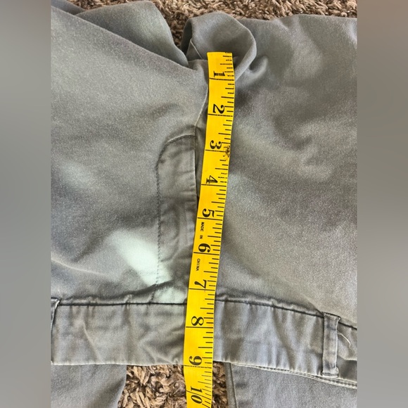 GAP Gray Straight Leg khaki cotton blend Pants women’s size 14 - Picture 9 of 10